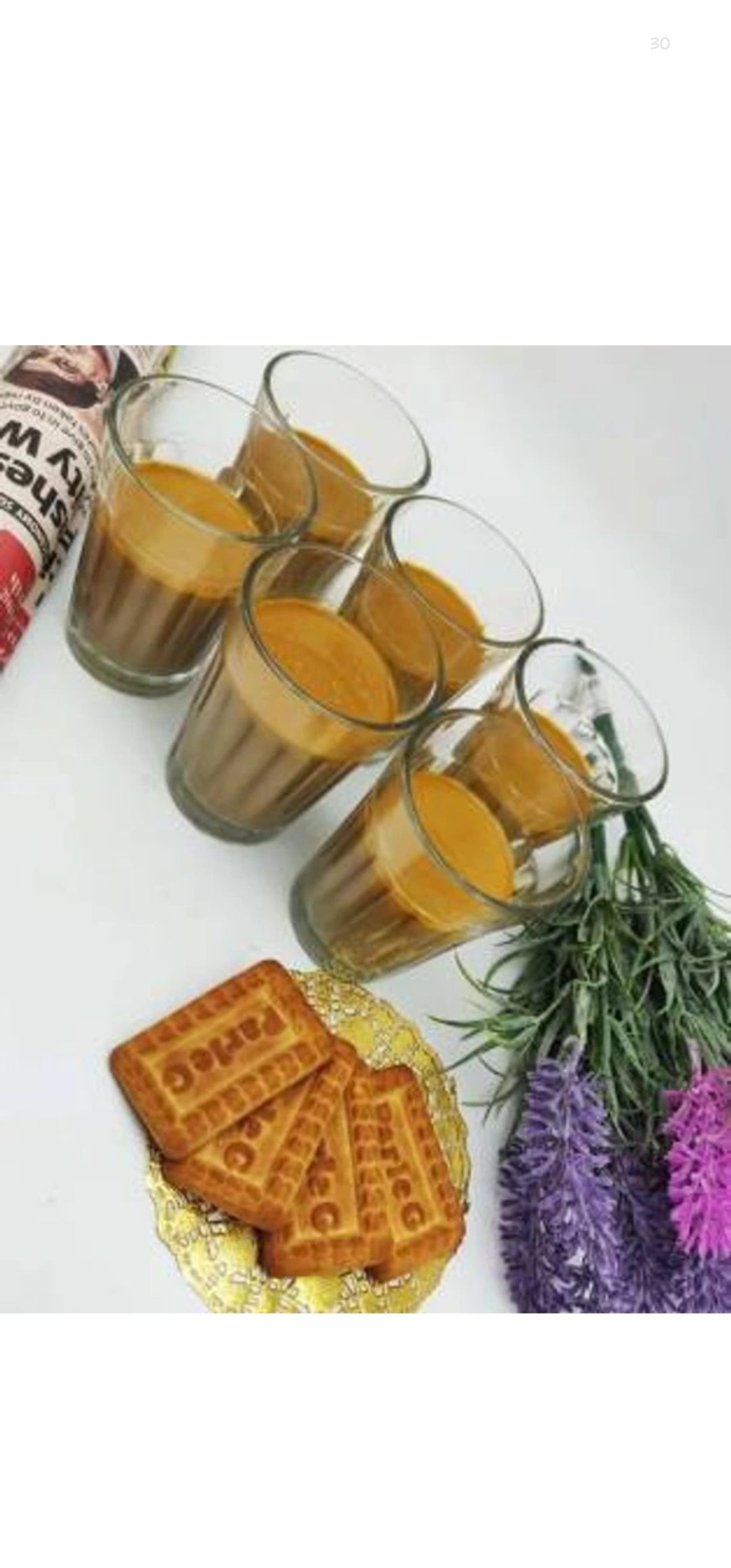 Rajwadi tea glass set 6pcs