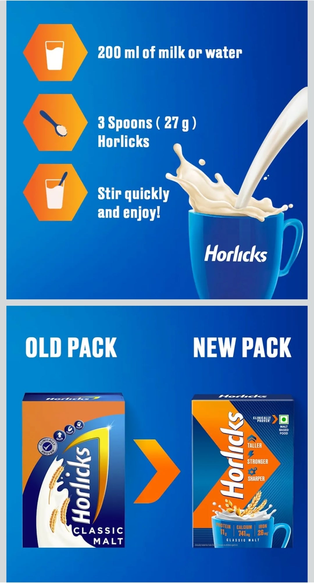 Horlicks Classic Malt 500g