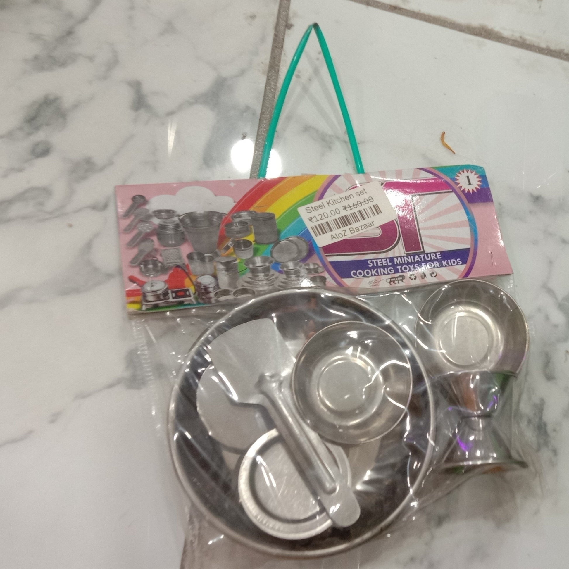 Steel toy Kitchen set