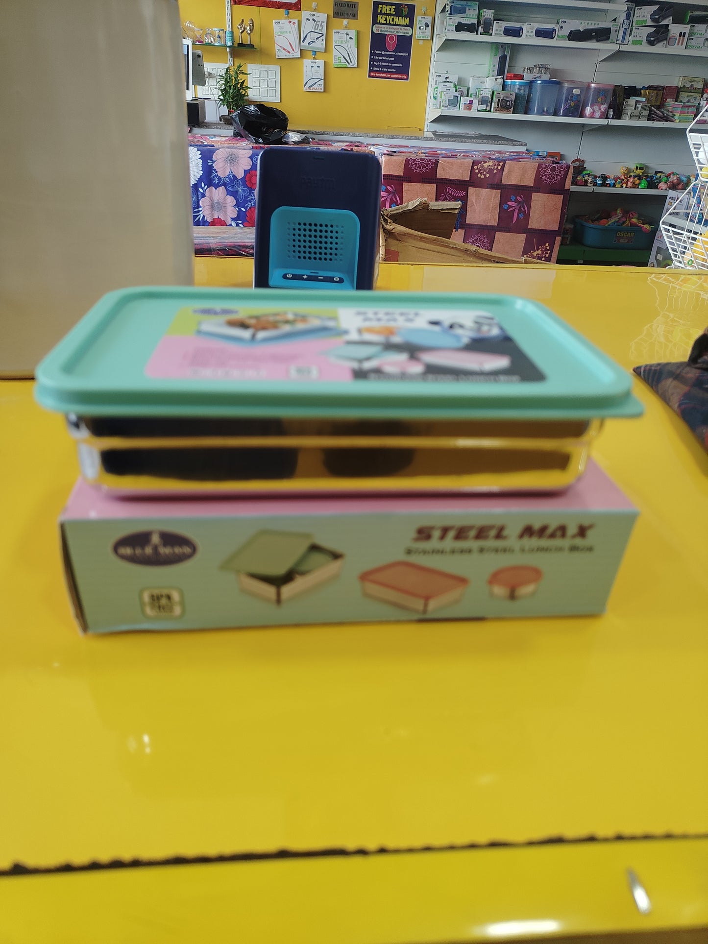 Blue Man Steel Lunch Box