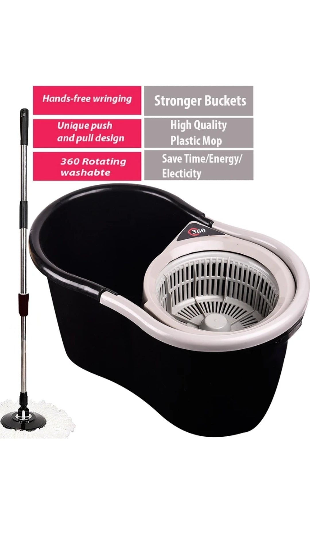 HM Spin Mop&Bucket