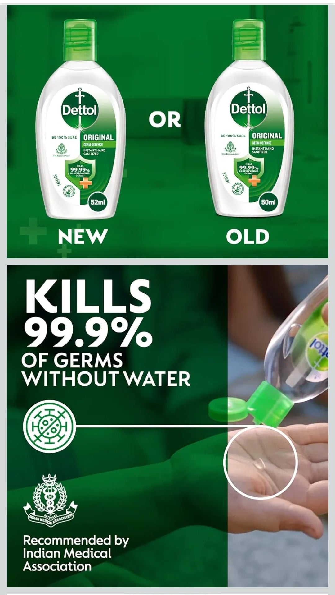 Dettol Sanitizer 47ml