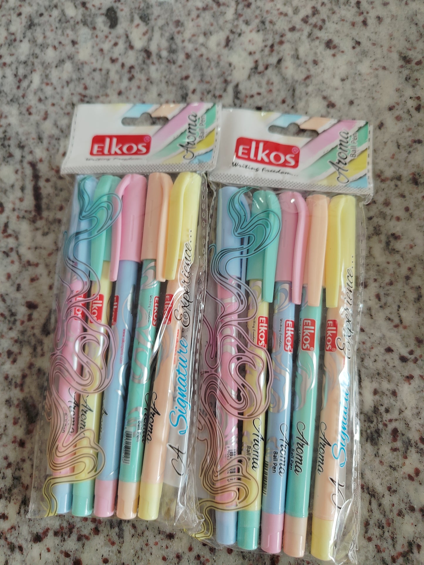 Elkos Aroma Ball Pen Set (5)Blue