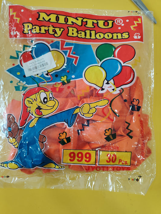Party Balloons Orange