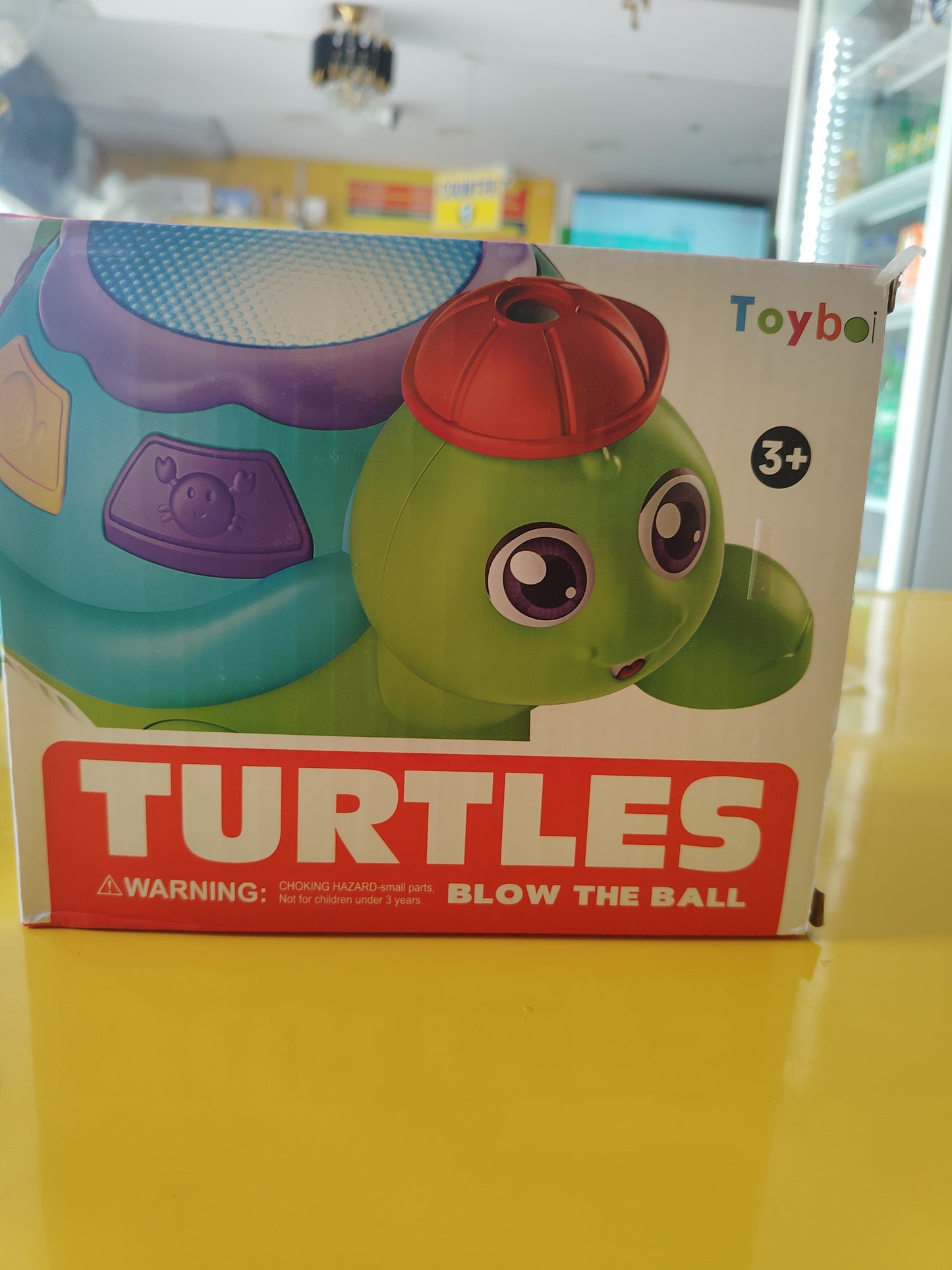 Turtles Blow the ball