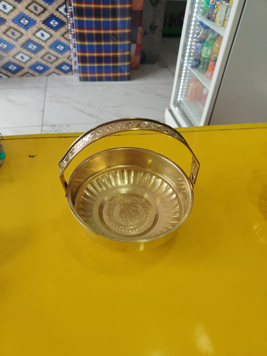 Brass Flower Basket