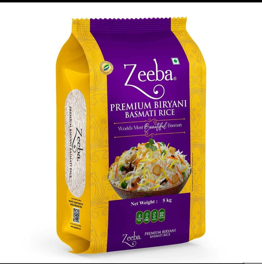 Zeeba Biryani Basmati Rice 5kg