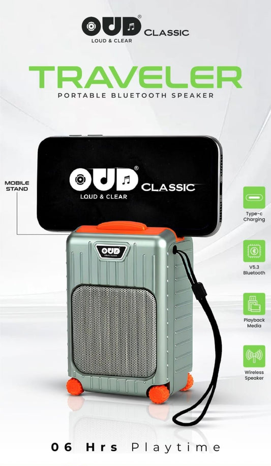 Oud Traveler 8 Watts Blootooth Speaker