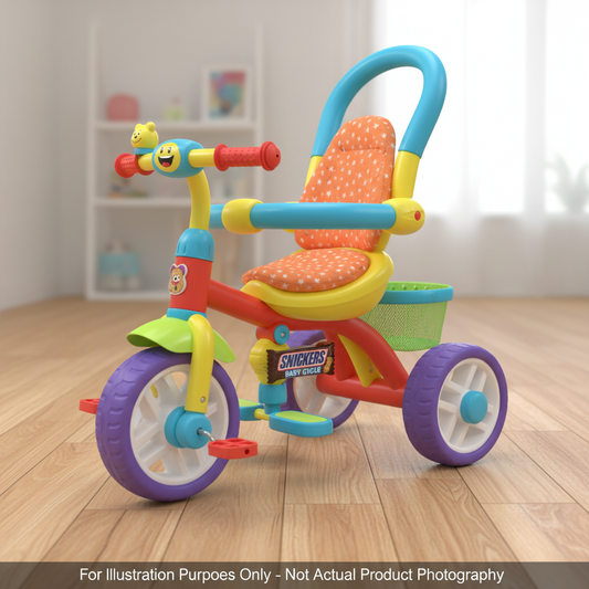 Snickers Baby Cycle - Illustration Only